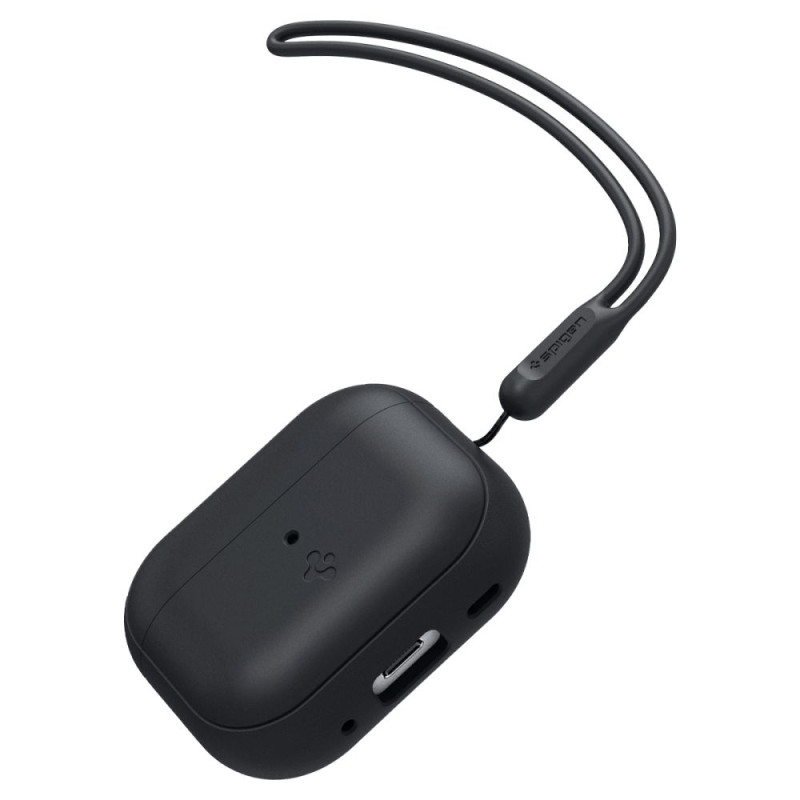 Spigen AirPods Pro 1 / 2 Θήκη Σιλικόνης - Silicone Fit Strap - Black Spigen AirPods Pro 1 / 2 Θήκη Σιλικόνης - Silicone Fit Strap - Black