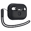 Spigen AirPods Pro 1 / 2 Θήκη Σιλικόνης - Silicone Fit Strap - Black Spigen AirPods Pro 1 / 2 Θήκη Σιλικόνης - Silicone Fit Strap - Black