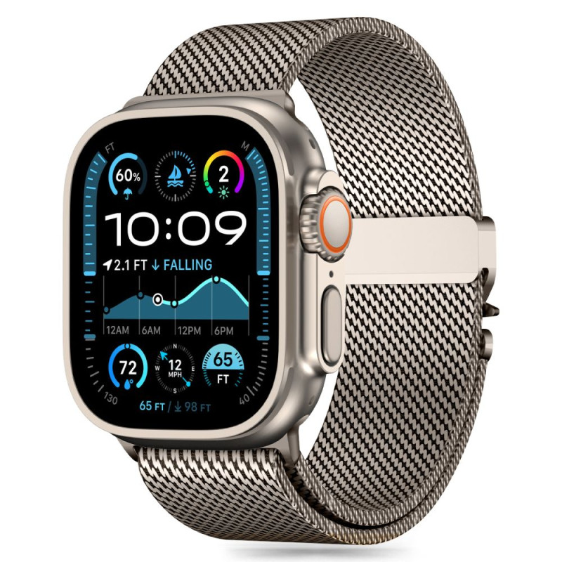 Tech-Protect Λουράκι Apple Watch 2 / 3 / 4 / 5 / 6 / 7 / 8 / 9 / 10 / SE / SE 2 / ULTRA 1 / ULTRA 2 - 44 / 45 / 46 / 49 mm Milano από Ανοξείδωτο Ατσάλι - Titanium Tech-Protect Λουράκι Apple Watch 2 / 3 / 4 / 5 / 6 / 7 / 8 / 9 / 10 / SE / SE 2 / ULTRA 1 / ULTRA 2 - 44 / 45 / 46 / 49 mm Milano από Ανοξείδωτο Ατσάλι - Titanium