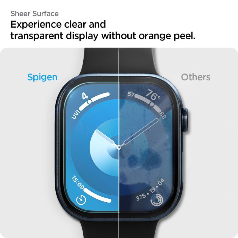 Spigen Προστασία Οθόνης Apple Watch 10 - 46mm - Elite Shield EZ Fit Αντιχαρακτικό Γυαλί Οθόνης - 2 Τεμάχια - Διάφανα Spigen Προστασία Οθόνης Apple Watch 10 - 46mm - Elite Shield EZ Fit Αντιχαρακτικό Γυαλί Οθόνης - 2 Τεμάχια - Διάφανα