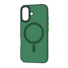 Techsuit iPhone 16 Plus - HaloFrost Series MagSafe - Σκληρή Θήκη με Πλαίσιο Σιλικόνης - Midnight Green