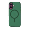 Techsuit iPhone 16 Plus - HaloFrost Series MagSafe - Σκληρή Θήκη με Πλαίσιο Σιλικόνης - Midnight Green
