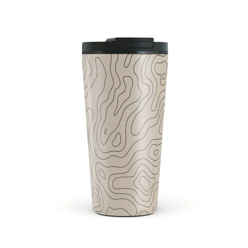 Burga Κούπα Θερμός από Ανοξείδωτο Ατσάλι - Flap Lid - 500ml - Wild Terrain