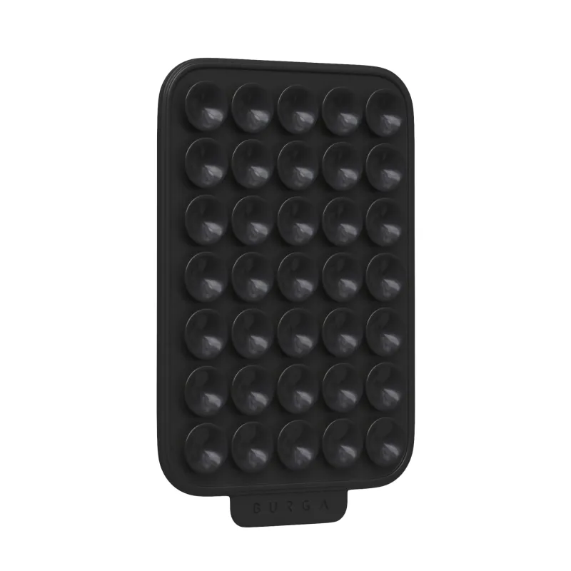 Burga StickPad Αξεσουάρ Στερέωσης Κινητού με Ενσωματωμένες Βεντούζες - Black
