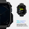 Spigen Θήκη Apple Watch 10 - 46MM Rugged Armor - Matte Black