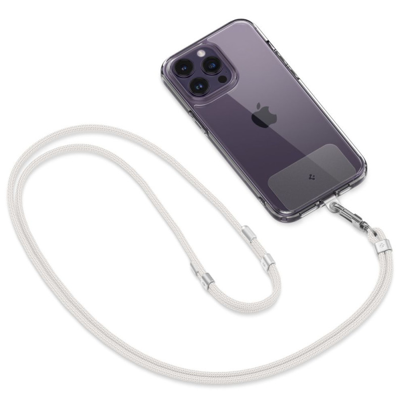 Spigen Universal Σετ με 2 Λουράκια για Θήκη Κινητού - Pearl White - AFA08365 Spigen Universal Σετ με 2 Λουράκια για Θήκη Κινητού - Pearl White - AFA08365