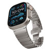 Tech-Protect Λουράκι Apple Watch 4 / 5 / 6 / 7 / 8 / 9 / 10 / SE / SE 2 / ULTRA 1 / ULTRA 2 - 44 / 45 / 46 / 49 mm LinkBand από Ανοξείδωτο Ατσάλι - Titanium