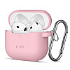 TECH-PROTECT AirPods 4 Θήκη Σιλικόνης - Silicone Hook - Dusty Pink TECH-PROTECT AirPods 4 Θήκη Σιλικόνης - Silicone Hook - Dusty Pink