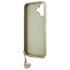 Guess iPhone 16 Plus - 4G Charms Collection - Θήκη με Επένδυση Συνθετικού Δέρματος - Brown - GUHCP16MGF4GBR