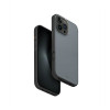 Uniq iPhone 16 Pro Max - Lyden DS - Σκληρή Θήκη με Επένδυση Συνθετικού Δέρματος και MagSafe - Washed Blue / Black