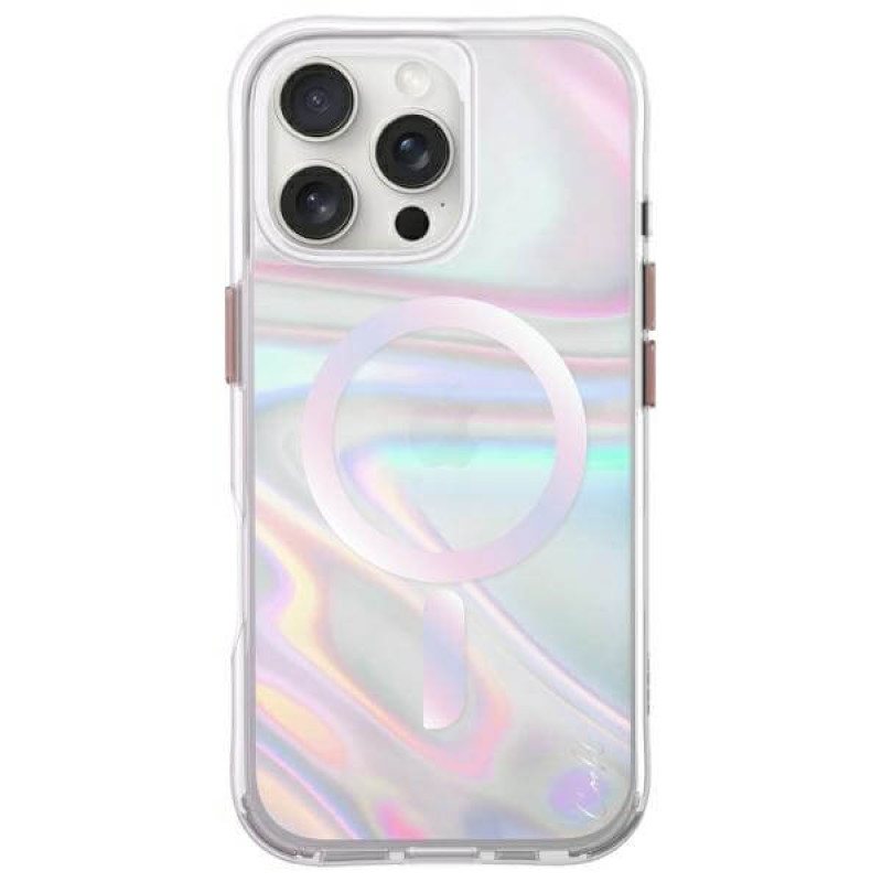 Uniq iPhone 16 Pro - Coehl Savon - Σκληρή Θήκη με Πλαίσιο Σιλικόνης και MagSafe - Bubble Prism