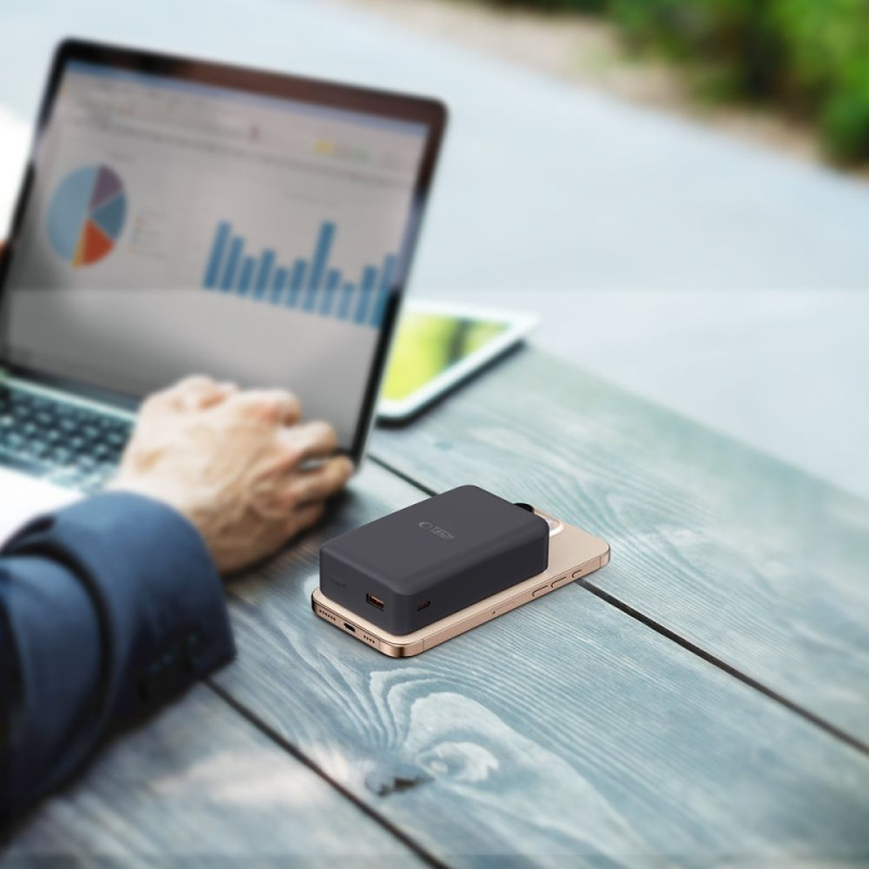 Tech-Protect PB12 Lifemag MagSafe PowerBank Μαγνητικό PowerBank Κινητού 20000 mAh - Black Tech-Protect PB12 Lifemag MagSafe PowerBank Μαγνητικό PowerBank Κινητού 20000 mAh - Black