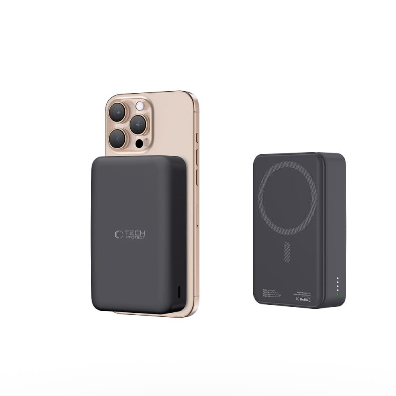 Tech-Protect PB12 Lifemag MagSafe PowerBank Μαγνητικό PowerBank Κινητού 20000 mAh - Black Tech-Protect PB12 Lifemag MagSafe PowerBank Μαγνητικό PowerBank Κινητού 20000 mAh - Black