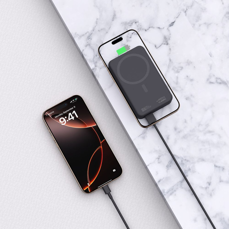 Tech-Protect PB12 Lifemag MagSafe PowerBank Μαγνητικό PowerBank Κινητού 20000 mAh - Black Tech-Protect PB12 Lifemag MagSafe PowerBank Μαγνητικό PowerBank Κινητού 20000 mAh - Black