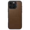 Spigen Cyrill iPhone 16 Pro Max Kajuk Mag Θήκη με Επένδυση Συνθετικού Δέρματος και MagSafe - Saddle Brown