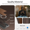Spigen Cyrill iPhone 16 Pro Max Kajuk Mag Θήκη με Επένδυση Συνθετικού Δέρματος και MagSafe - Saddle Brown