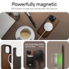 Spigen Cyrill iPhone 16 Pro Max Kajuk Mag Θήκη με Επένδυση Συνθετικού Δέρματος και MagSafe - Saddle Brown