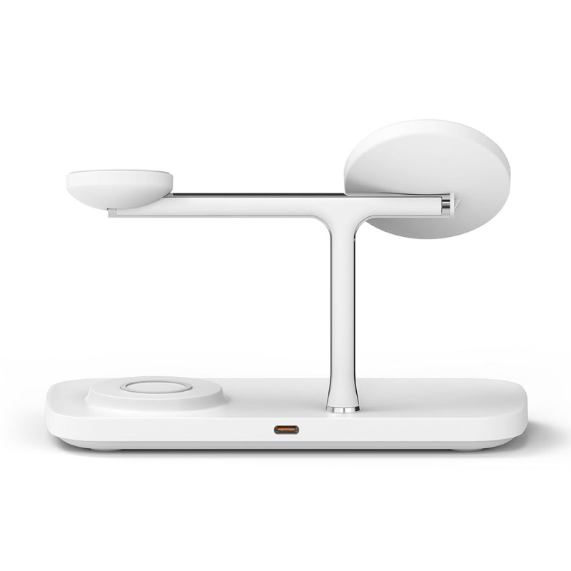 Ringke 3in1 QI2 Ασύρματος Μαγνητικός Φορτιστής MagSafe 15W - White Ringke 3in1 QI2 Ασύρματος Μαγνητικός Φορτιστής MagSafe 15W - White