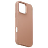 Uniq iPhone 16 Pro - Coehl Muse - Σκληρή Θήκη με Επένδυση Συνθετικού Δέρματος και Λουράκι - Dusty Nude