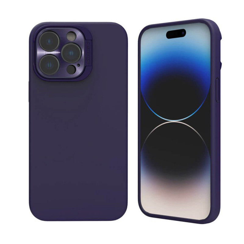 Nillkin iPhone 16 Pro Max Lens Wing Magnetic Σκληρή Θήκη με Μεταλλική Προστασία για την Κάμερα - Purple