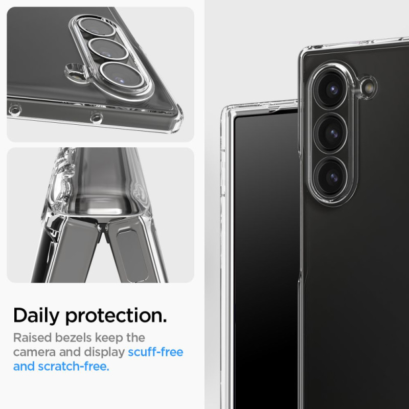 Spigen Samsung Galaxy Z Fold6 - Ultra Hybrid Pro Σκληρή Θήκη με Πλαίσιο Σιλικόνης - Crystal Clear Spigen Samsung Galaxy Z Fold6 - Ultra Hybrid Pro Σκληρή Θήκη με Πλαίσιο Σιλικόνης - Crystal Clear