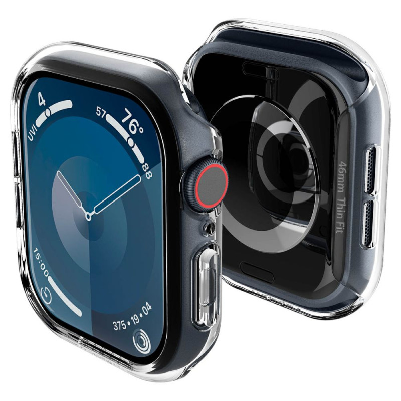 Spigen Θήκη Apple Watch 10 - 46MM Thin Fit - Crystal Clear