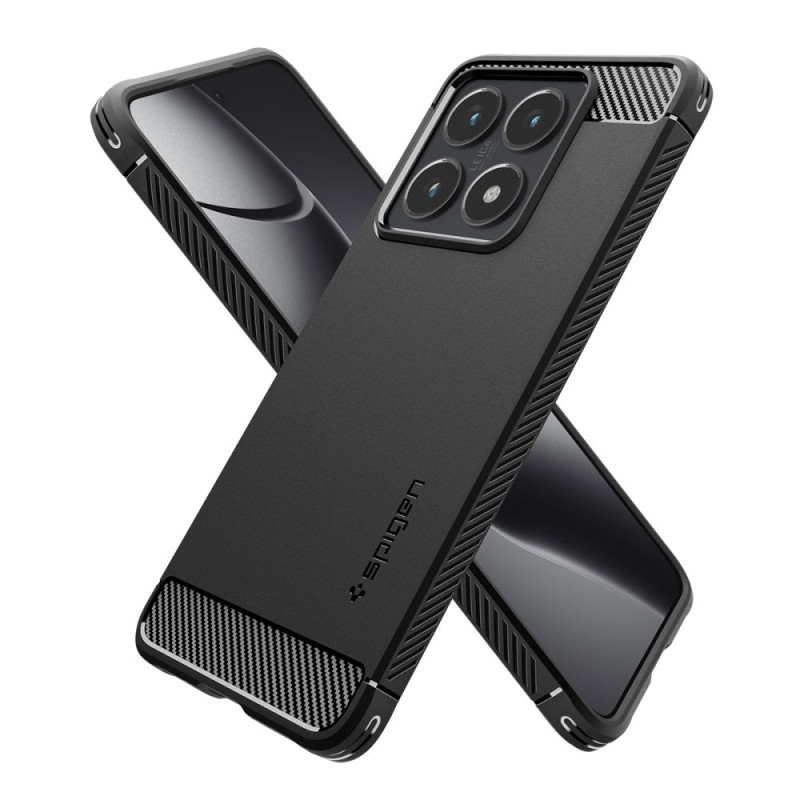 Spigen Xiaomi 14T Pro Θήκη TPU Rugged Armor - Matte Black Spigen Xiaomi 14T Pro Θήκη TPU Rugged Armor - Matte Black