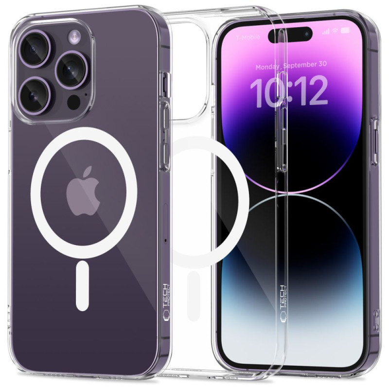 Tech-Protect iPhone 14 Pro Flexair Θήκη Σιλικόνης TPU με MagSafe - Διάφανη