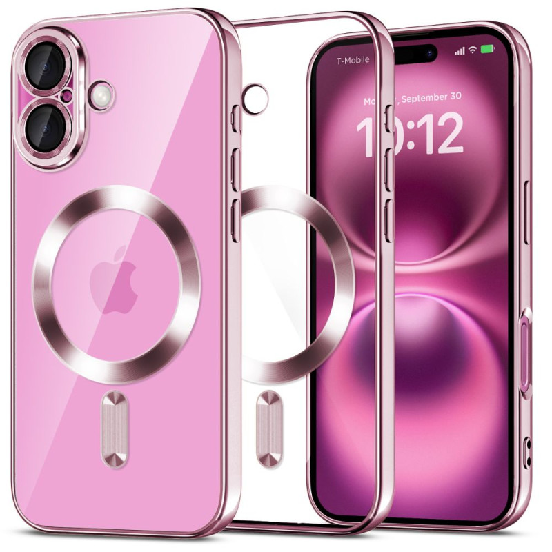 Tech-Protect iPhone 16 MagFlex Θήκη Σιλικόνης TPU με MagSafe - Διάφανη / Shiny Rose Tech-Protect iPhone 16 MagFlex Θήκη Σιλικόνης TPU με MagSafe - Διάφανη / Shiny Rose