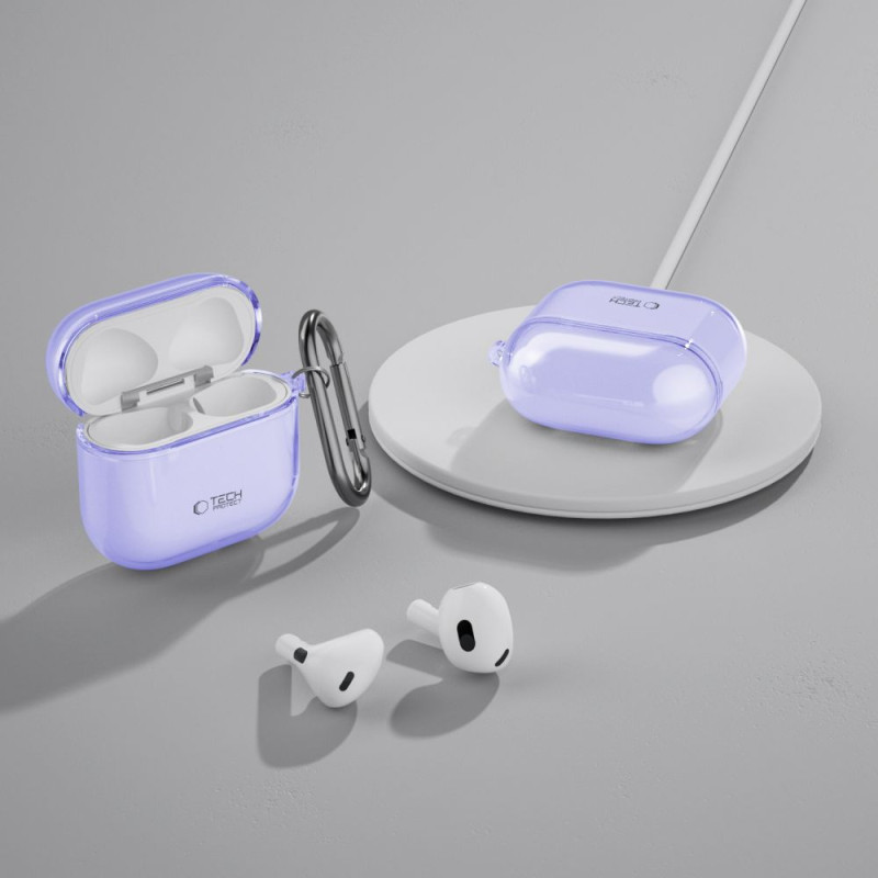 TECH-PROTECT AirPods 4 Θήκη Σιλικόνης - Flexair - Violet TECH-PROTECT AirPods 4 Θήκη Σιλικόνης - Flexair - Violet