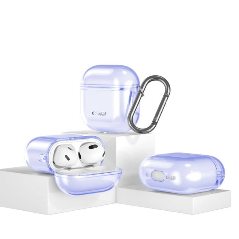 TECH-PROTECT AirPods 4 Θήκη Σιλικόνης - Flexair - Violet TECH-PROTECT AirPods 4 Θήκη Σιλικόνης - Flexair - Violet