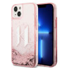 Karl Lagerfeld iPhone 14 Plus / 15 Plus - Liquid Glitter Big KL Σκληρή Θήκη με Πλαίσιο Σιλικόνης - Διάφανη / Pink - KLHCP14MLBKLCP Karl Lagerfeld iPhone 14 Plus / 15 Plus - Liquid Glitter Big KL Σκληρή Θήκη με Πλαίσιο Σιλικόνης - Διάφανη / Pink - KLHCP14MLBKLCP