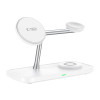 Tech-Protect QI15W-A45 3in1 Ασύρματος Μαγνητικός Φορτιστής MagSafe - White Tech-Protect QI15W-A45 3in1 Ασύρματος Μαγνητικός Φορτιστής MagSafe - White