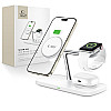 Tech-Protect QI15W-A45 3in1 Ασύρματος Μαγνητικός Φορτιστής MagSafe - White Tech-Protect QI15W-A45 3in1 Ασύρματος Μαγνητικός Φορτιστής MagSafe - White