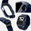 Spigen Λουράκι Apple Watch 10 - 46 mm με Θήκη Προστασίας Lite Fit Pro - Navy Blue