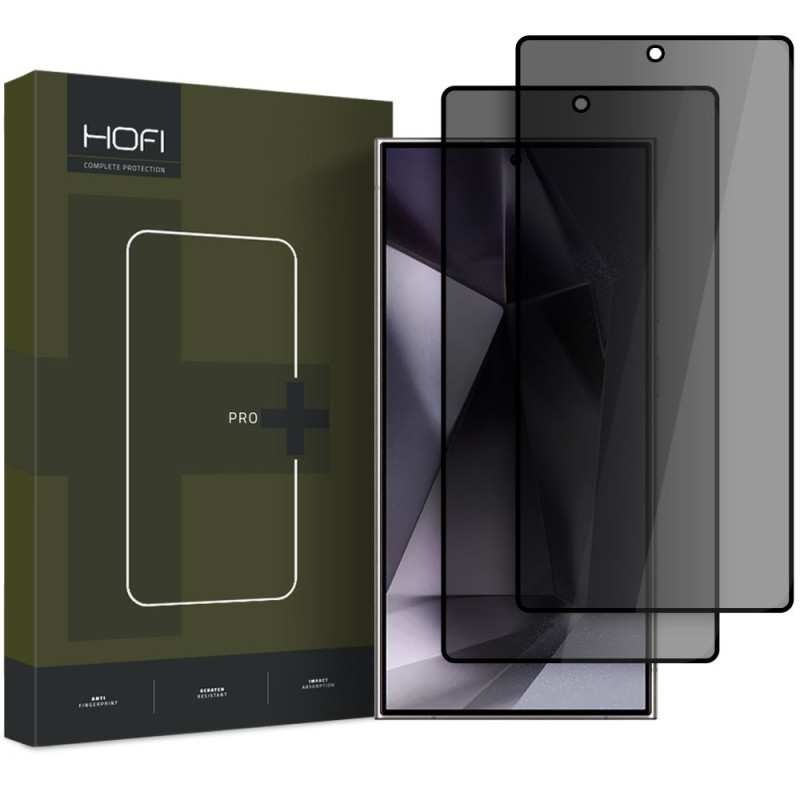 Hofi Samsung Galaxy S25 Ultra Anti Spy Glass Pro+ 2.5D 9H Full Screen Tempered Glass Αντιχαρακτικό Γυαλί Οθόνης - 2 Τεμάχια - Privacy - Black Hofi Samsung Galaxy S25 Ultra Anti Spy Glass Pro+ 2.5D 9H Full Screen Tempered Glass Αντιχαρακτικό Γυαλί Οθόνης - 2 Τεμάχια - Privacy - Black