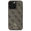 Guess iPhone 16 Pro Max - 4G Small Classic - MagSafe Θήκη με Επένδυση Συνθετικού Δέρματος - Brown - GUHMP16XP4SM4MW