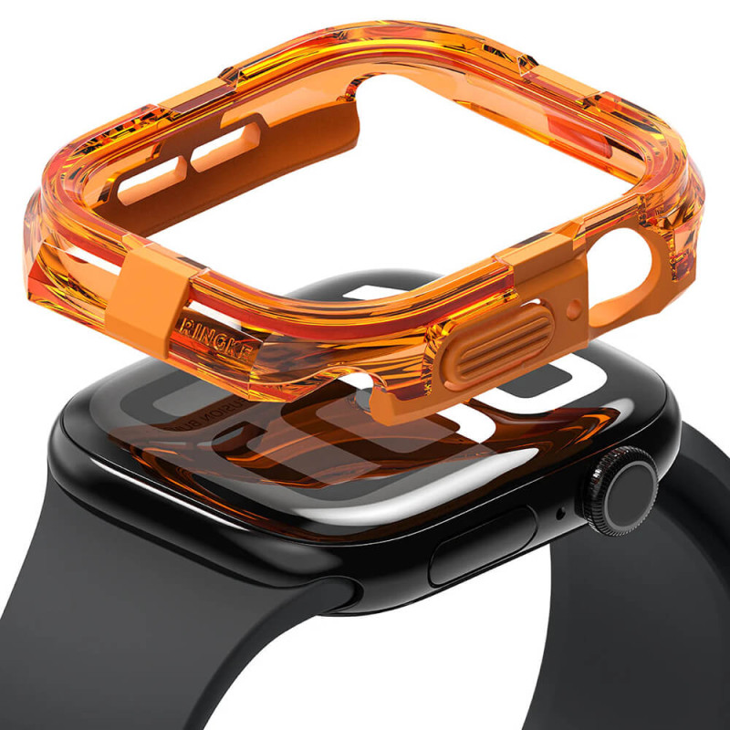 Ringke Θήκη Apple Watch 10 - 46MM - Fusion Bumper - Neon Orange