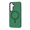 Techsuit Samsung Galaxy S25 Plus - HaloFrost MagSafe Series - Σκληρή Θήκη με Πλαίσιο Σιλικόνης - Midnight Green