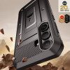 Supcase Samsung Galaxy S25 Unicorn Beetle Pro 2 Σκληρή Θήκη με Προστασία Οθόνης και Stand - Black