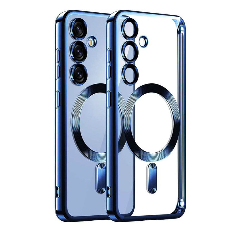 Techsuit Samsung Galaxy S25 Plus - Luxury Crystal MagSafe - Θήκη Σιλικόνης - Deep Blue