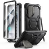 Supcase Samsung Galaxy S25 Ultra Armorbox Magsafe Σκληρή Θήκη με Προστασία Οθόνης και Κάλυμμα Κάμερας / Stand - Black