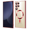 Techsuit Samsung Galaxy S25 Ultra - Luxury Crystal MagSafe - Θήκη Σιλικόνης - Red