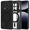Tech-Protect Xiaomi Redmi Note 14 Pro+ 5G MagMat Σκληρή Θήκη με Πλαίσιο Σιλικόνης και MagSafe - Matte Black