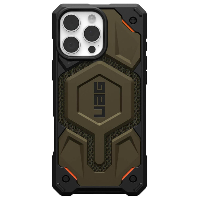UAG iPhone 16 Pro Max Monarch Pro Kevlar Series Σκληρή Θήκη με MagSafe - Kevlar Element Green UAG iPhone 16 Pro Max Monarch Pro Kevlar Series Σκληρή Θήκη με MagSafe - Kevlar Element Green