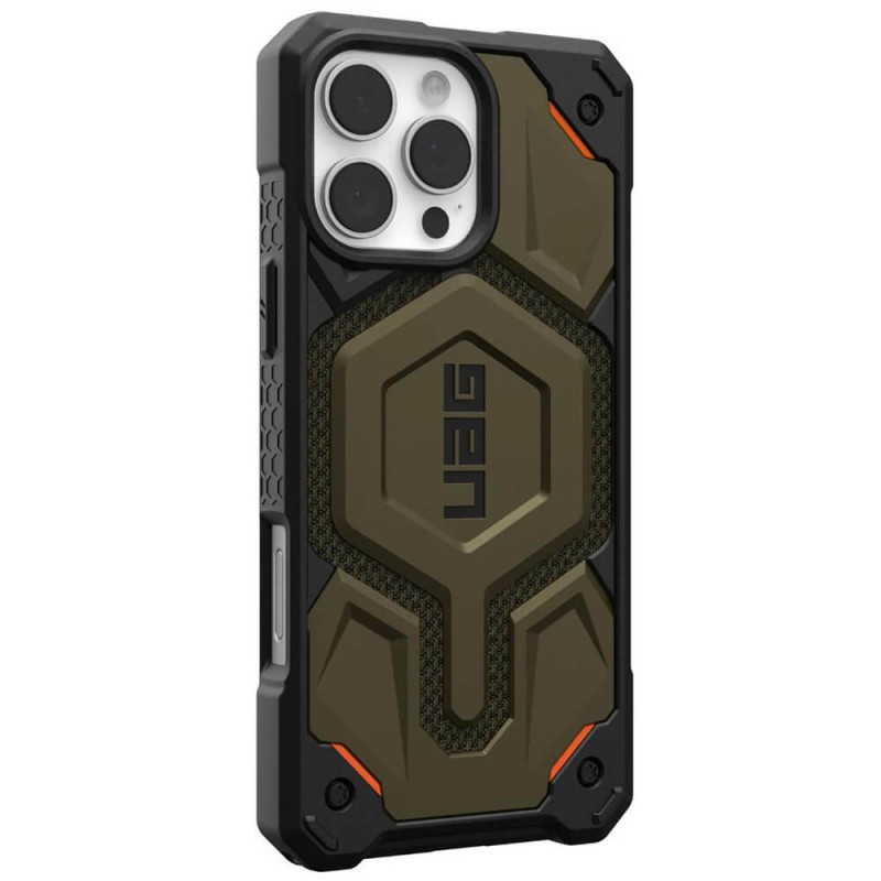 UAG iPhone 16 Pro Max Monarch Pro Kevlar Series Σκληρή Θήκη με MagSafe - Kevlar Element Green UAG iPhone 16 Pro Max Monarch Pro Kevlar Series Σκληρή Θήκη με MagSafe - Kevlar Element Green