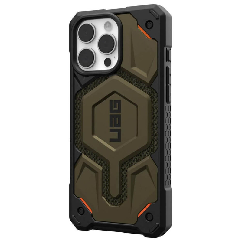 UAG iPhone 16 Pro Max Monarch Pro Kevlar Series Σκληρή Θήκη με MagSafe - Kevlar Element Green UAG iPhone 16 Pro Max Monarch Pro Kevlar Series Σκληρή Θήκη με MagSafe - Kevlar Element Green