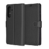Techsuit Samsung Galaxy A56 5G - Leather Folio - Θήκη Πορτοφόλι από Δερματίνη με Stand - Black