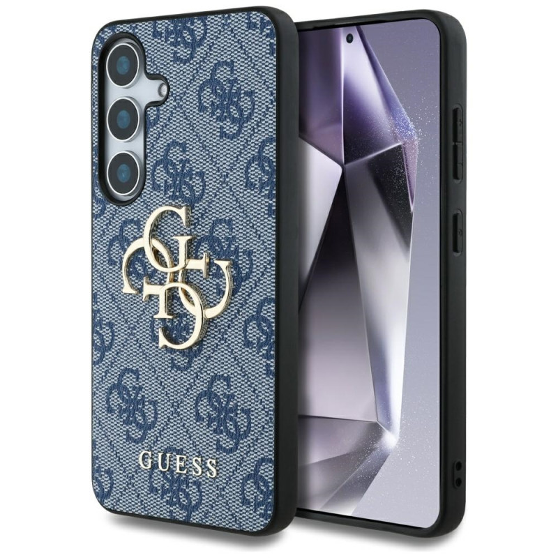 Guess Samsung Galaxy S25 - 4G Big Metal Logo - Θήκη με Επένδυση Συνθετικού Δέρματος - Blue - GUHCS25S4GMGBL Guess Samsung Galaxy S25 - 4G Big Metal Logo - Θήκη με Επένδυση Συνθετικού Δέρματος - Blue - GUHCS25S4GMGBL