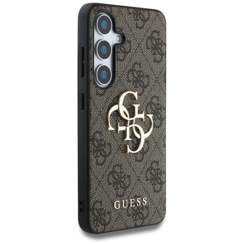 Guess Samsung Galaxy S25 Plus - 4G Big Metal Logo - Θήκη με Επένδυση Συνθετικού Δέρματος - Brown - GUHCS25M4GMGBR Guess Samsung Galaxy S25 Plus - 4G Big Metal Logo - Θήκη με Επένδυση Συνθετικού Δέρματος - Brown - GUHCS25M4GMGBR